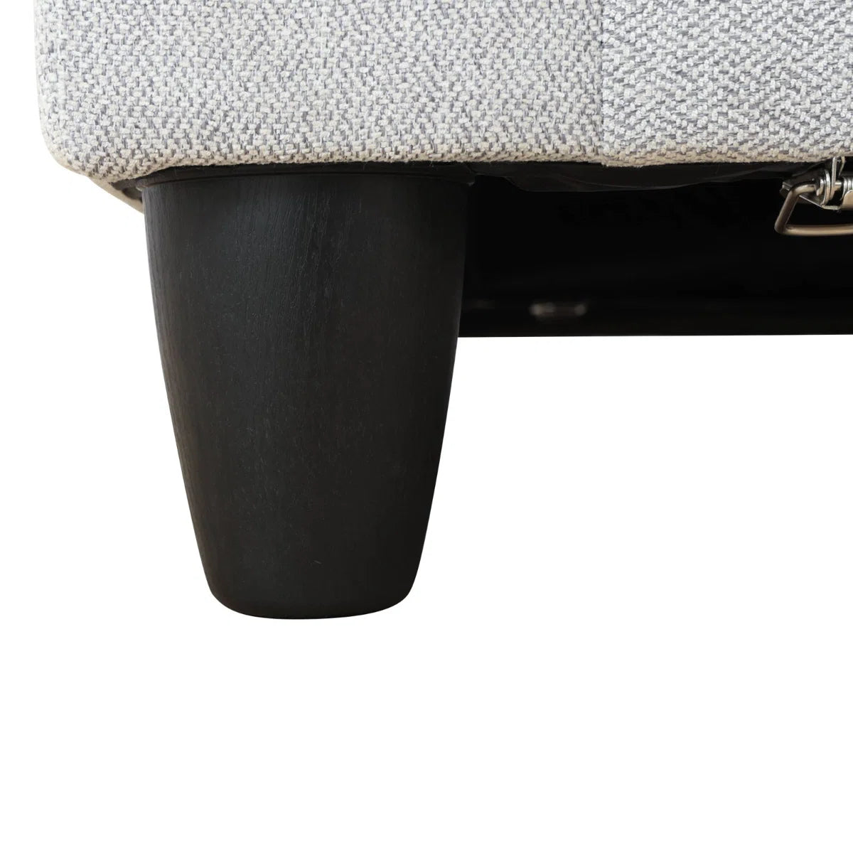 Upholstered 118 " Microfiber / Microsuede U-Shaped Corner Sectional with Ottoman