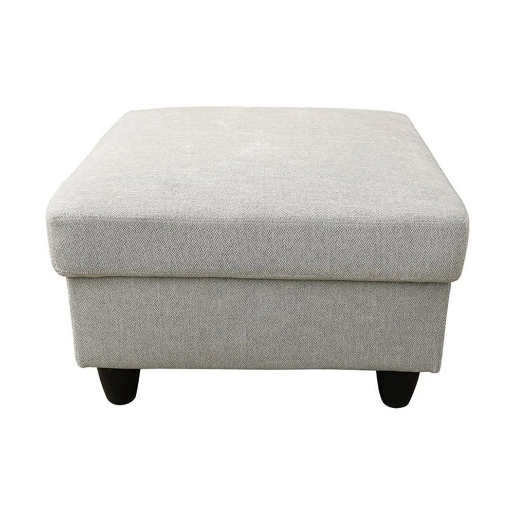 Upholstered 118 " Microfiber / Microsuede U-Shaped Corner Sectional with Ottoman