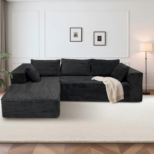 109'' Cloud Sectional Couch Modular Sectional Sofa, Corner Couch Sofa