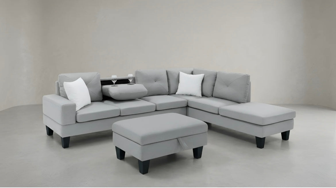 Star Light Grey RAF Sectional